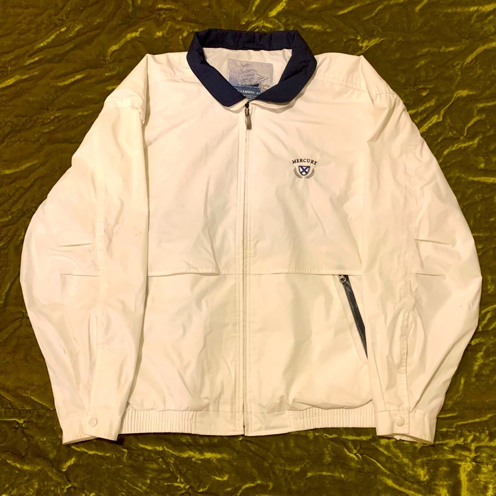 1980’s Vintage “The clipper #S558” Sailing Jacket w/Mercury logo